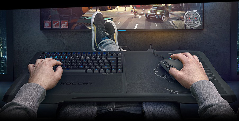 Геймерская клавиатура Roccat Sova для игры не вставая с дивана