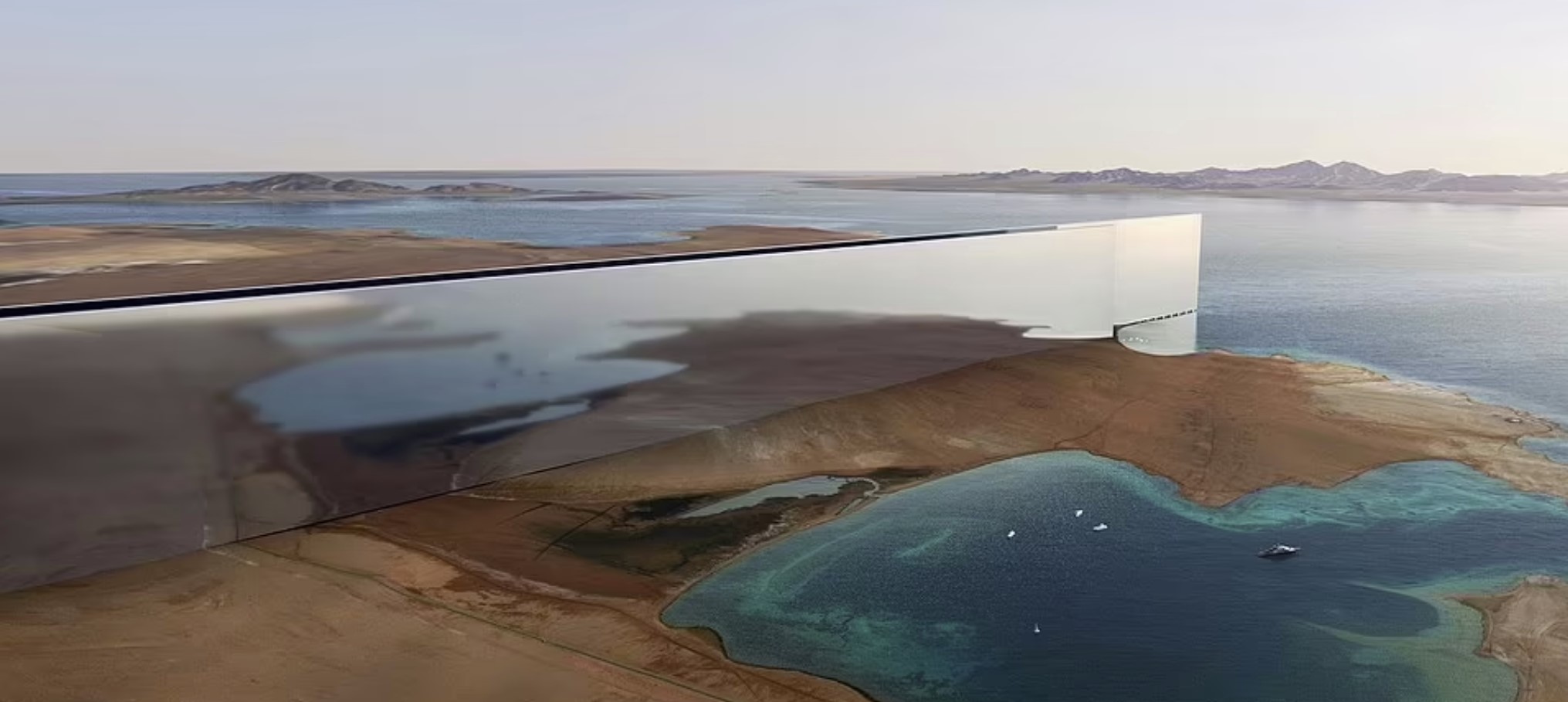 Saudi Arabia will build a 105-mile long skyscraper called the Mirror Line