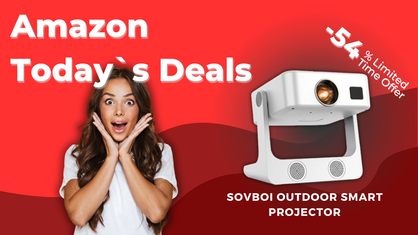 Sovboi S61Pro 4K Smart Projector with Google TV – Save 54% on Amazon!