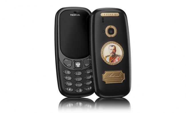 Caviar представила Nokia 3310 с ликом Николая II