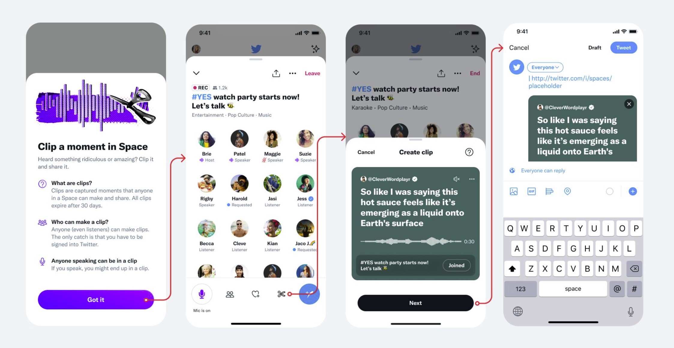 Everyone can now send Twitter Spaces videos to their iOS and Android devices