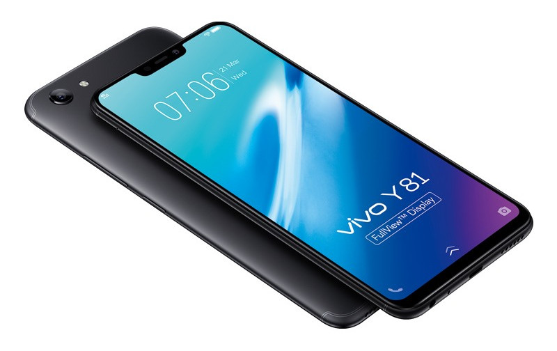 Анонс Vivo Y81: большой смартфон с «чёлкой» и простыми характеристиками