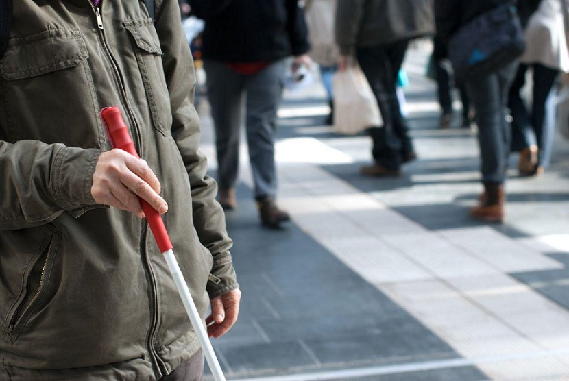 Microsoft developed a VR-cane for the blind