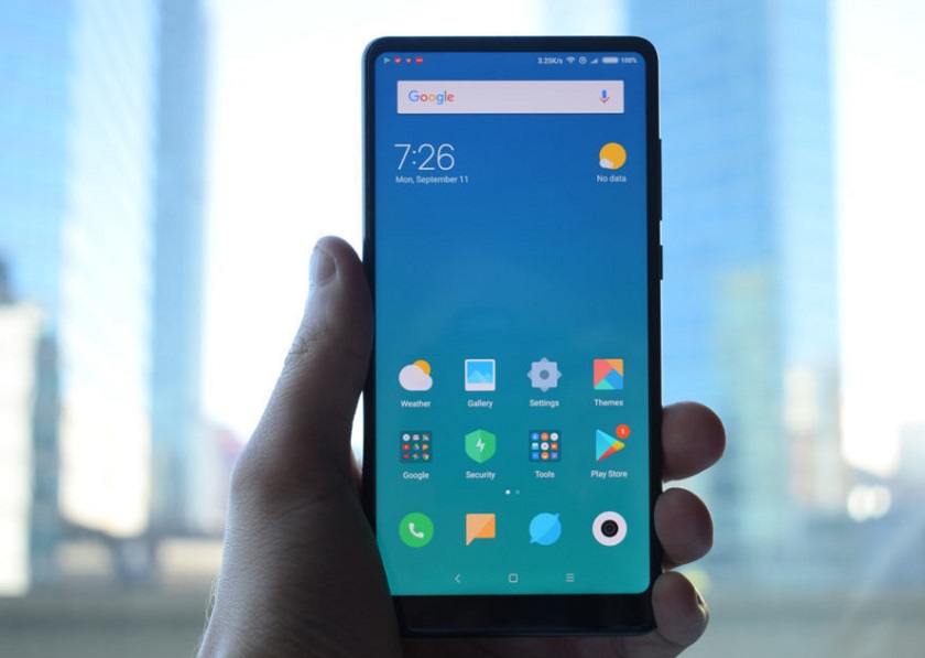 6-дюймовый безрамочный Xiaomi Mi Mix 2 представлен официально