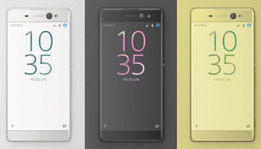 Sony Xperia XA Ultra: 6-дюймовый «плафон» для селфи