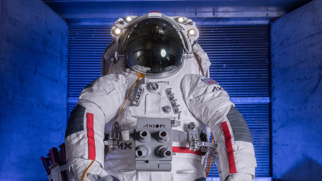The AxEMU lunar spacesuit prototype. Illustration: Axiom Space