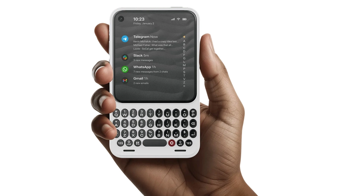 Le futur anti-smartphone : bon vieux Android avec clavier à touches