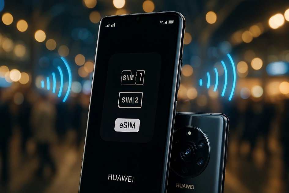 Смартфон Huawei Mate 90 Pro Max з трьома активними номерами