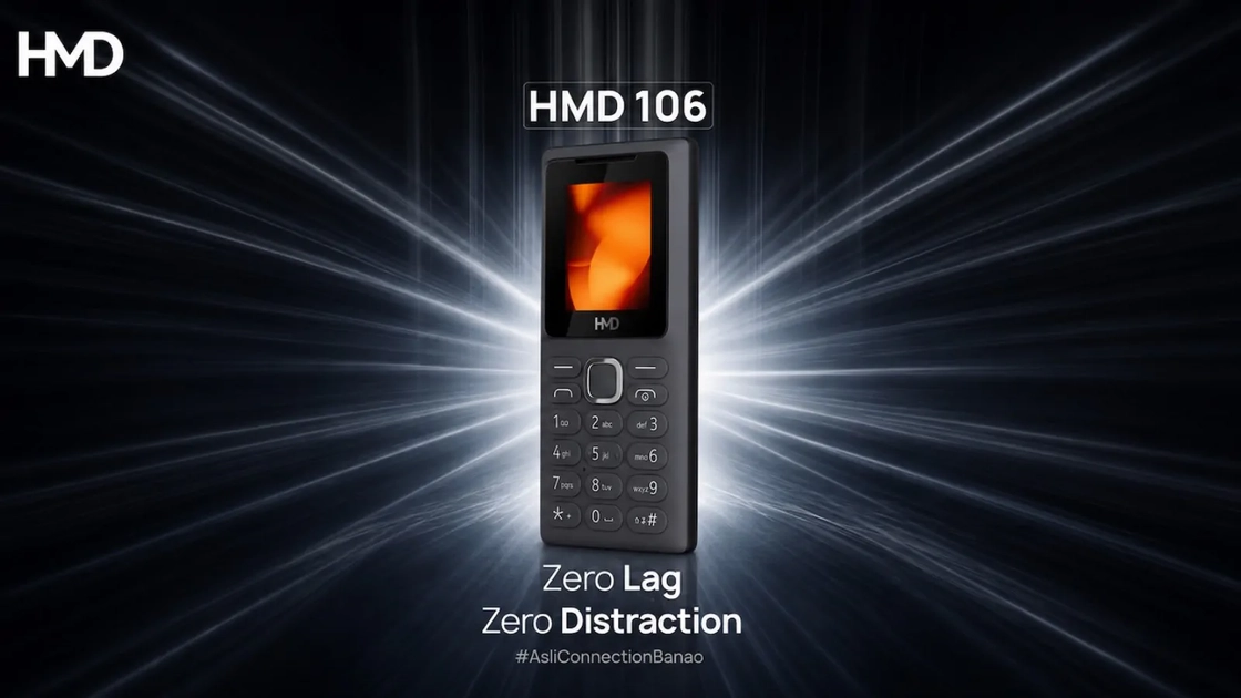 Кнопковий телефон HMD 106 2G у трьох кольорах