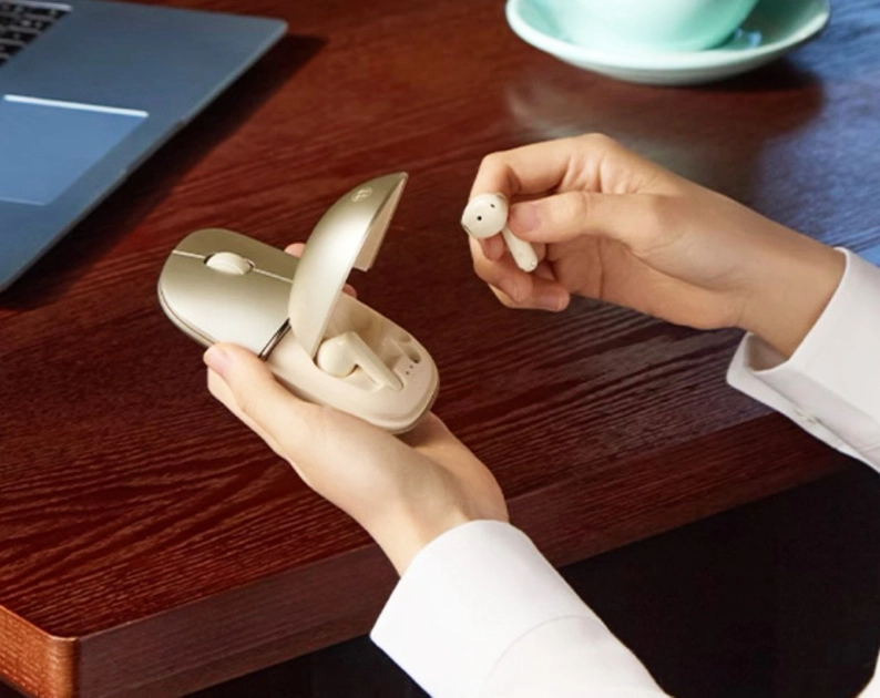Гибридное устройство Honor Choice MouseBuds Pro белого цвета
