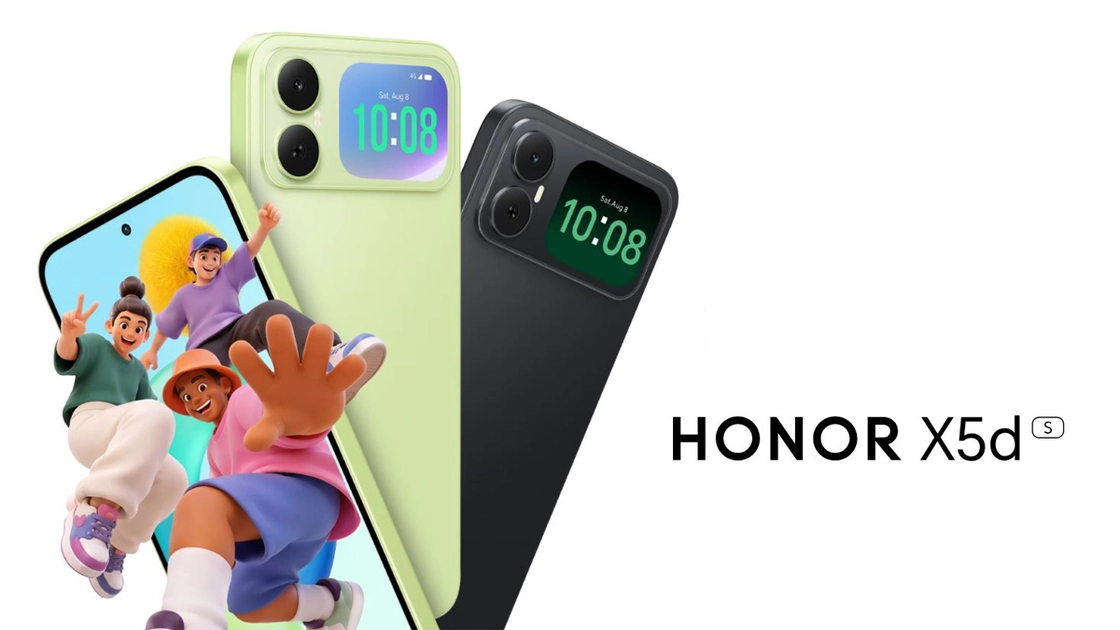 Смартфон Honor X5ds з двома екранами