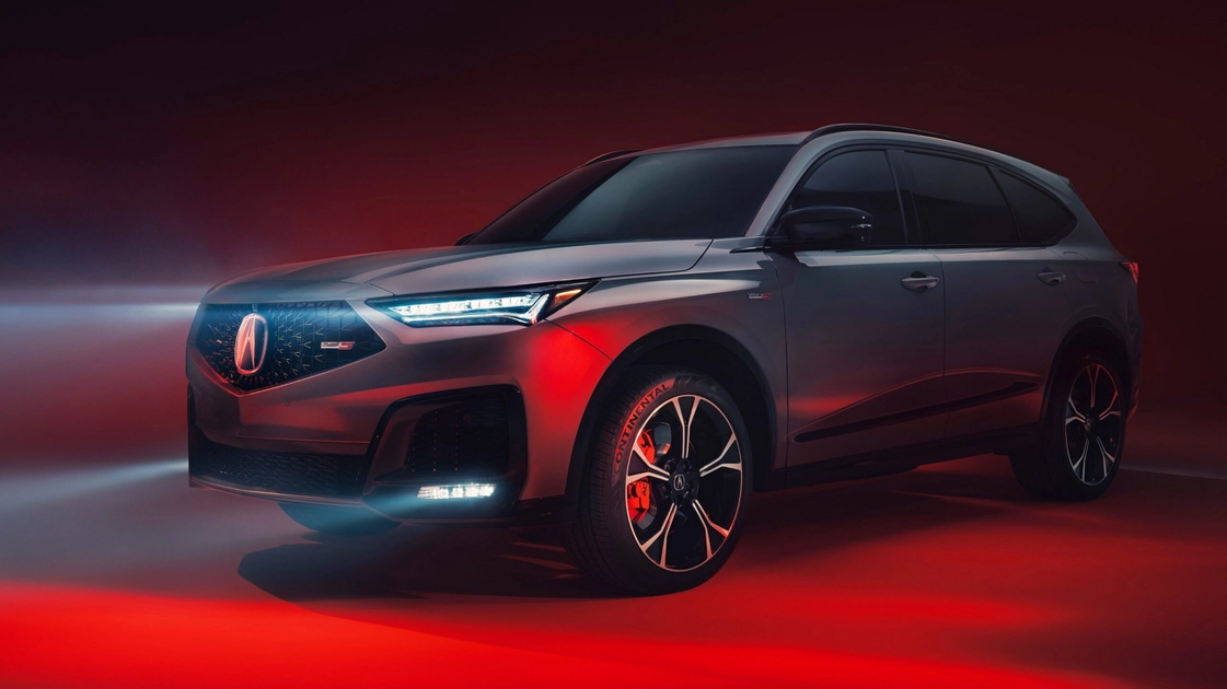 Acura MDX Type S у студійному світлі