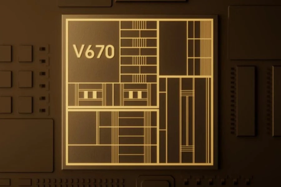 Le processeur d'image V670 du projecteur