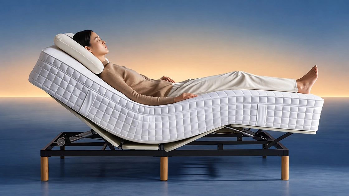 The AutoFit system uses 20 sensors across 10 zones to adjust the mattress surface in real time.