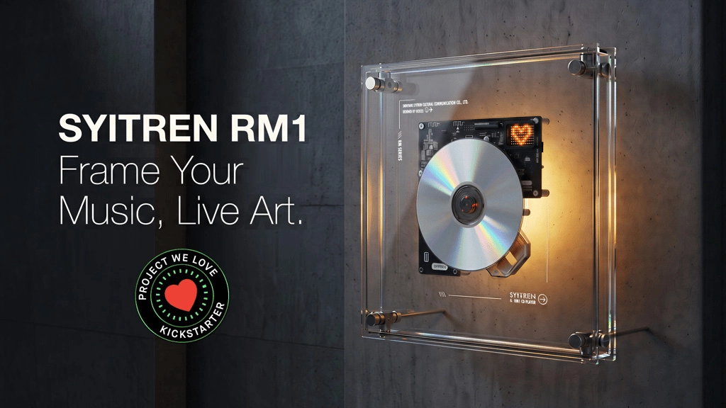 Прозорий настінний CD-плеєр Syitren RM1