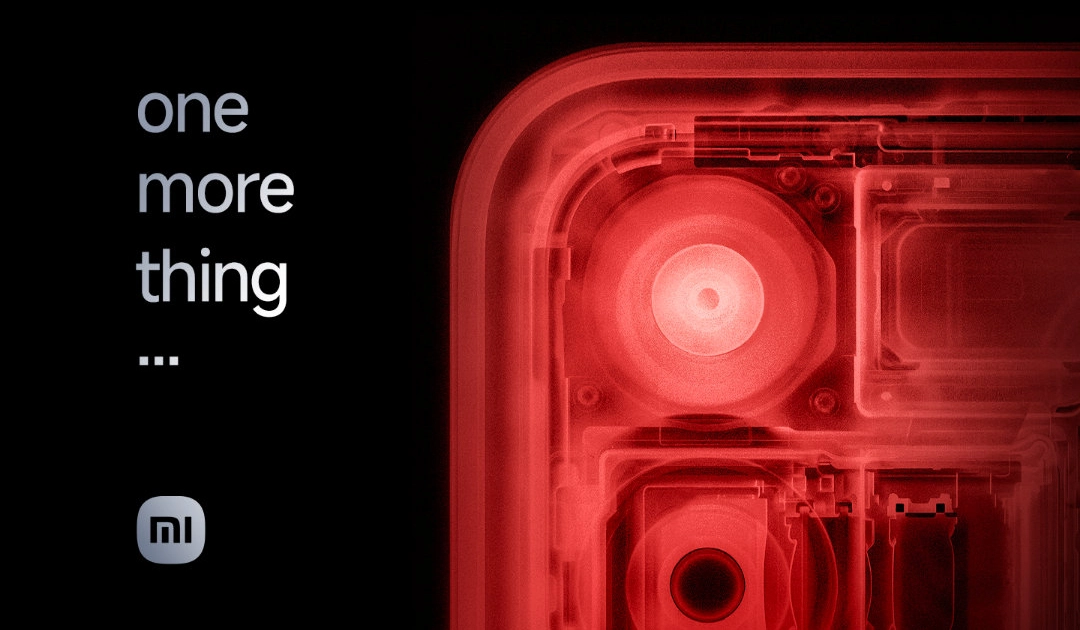 Teaser du Xiaomi 18 Pro avec panneau transparent. Photo : Weibo / Xiaomi