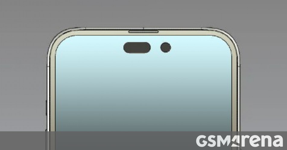 iPhone 14 Pro représenté dans des rendus avec une conception de pilule et de trou au lieu d'une encoche