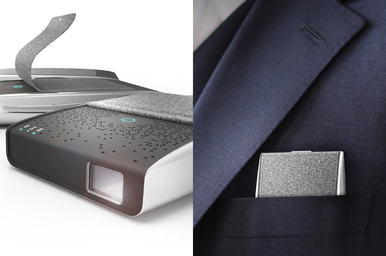 Ce concept de pico projecteur est conçu pour être aussi pimpant que votre costume