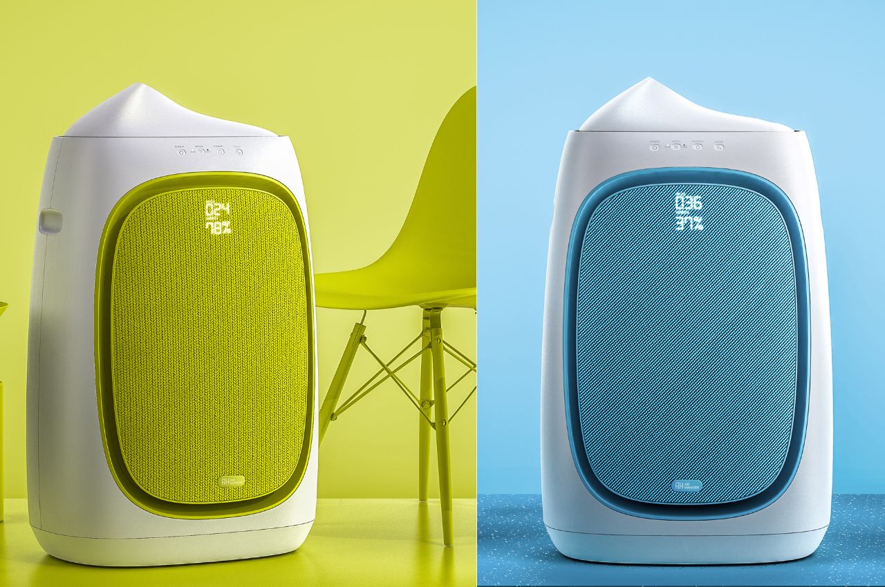Le concept de purificateur d'air et d'humidificateur garantit que vous respirez un bon air dans votre chambre