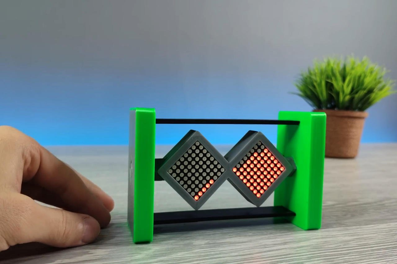 This DIY digital hourglass delivers a retro feeling without the messy sand-12