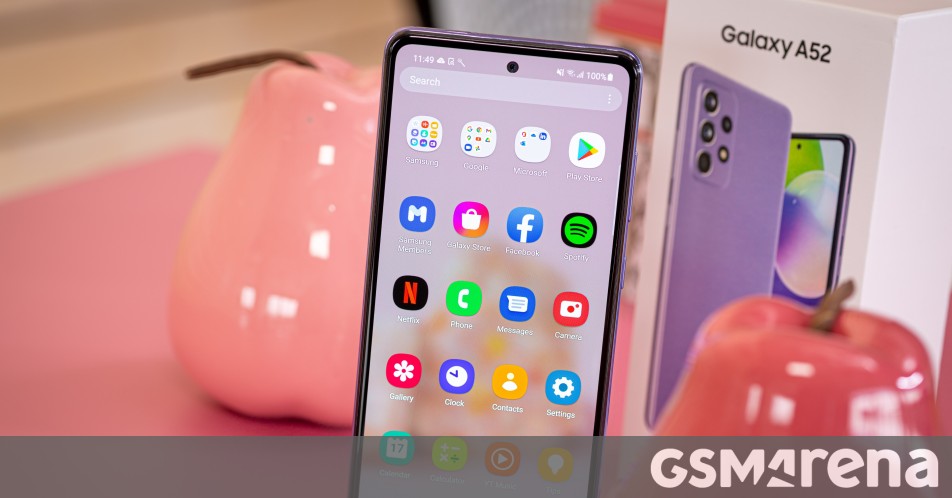 Le Samsung Galaxy A52 reçoit la mise à jour One UI 4.1 basée sur Android 12