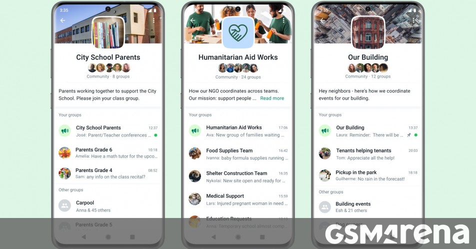 WhatsApp présente les communautés pour rassembler des groupes communs
