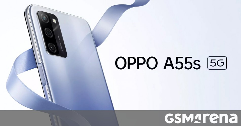 Oppo A55s 5G dévoilé – une version A55 5G moins chère