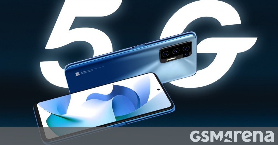 BLU unveils its first 5G phone: the F91 is powered by a Dimensity 810