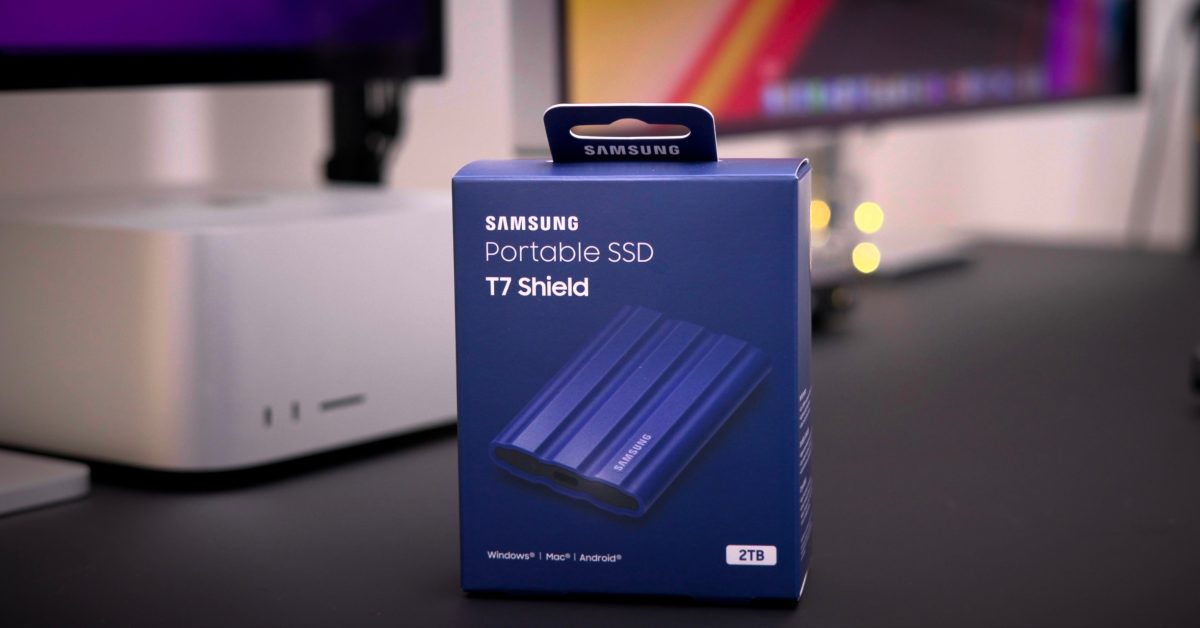 Samsung launches new rugged T7 Shield Portable SSD with IP65 dust and water protection