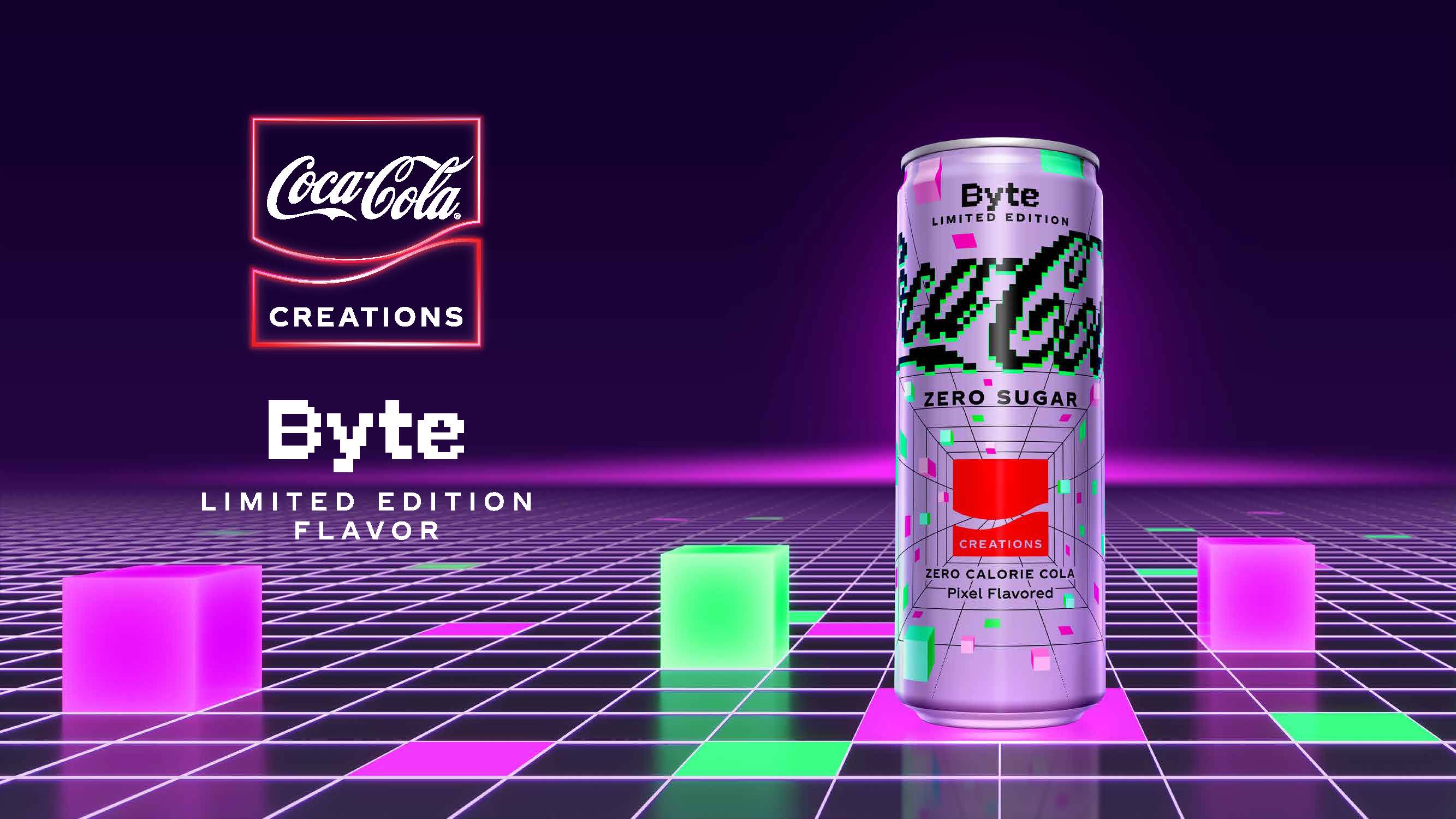 Coca-Cola Zero Sugar Byte, Coke’s ‘pixel-flavored’ soda, goes on sale