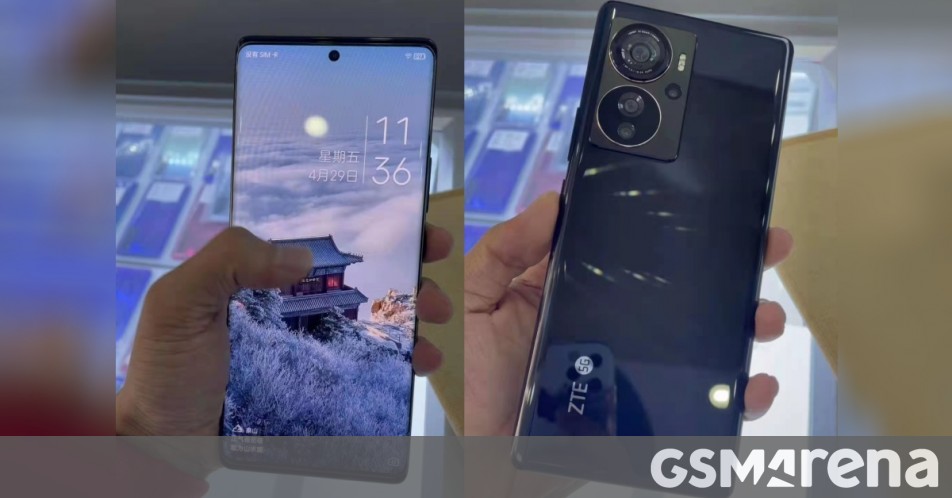 ZTE Axon 40 Pro emerges in new live images