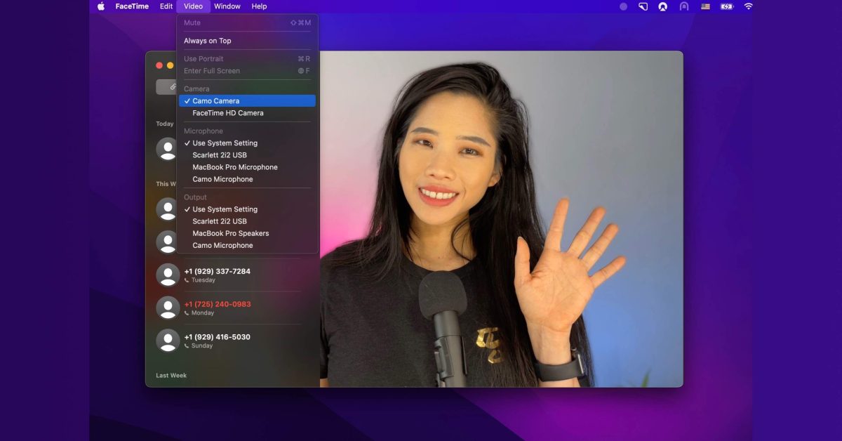 L'application Camo vous permet désormais d'utiliser l'iPhone comme webcam Mac avec FaceTime, Safari et QuickTime
