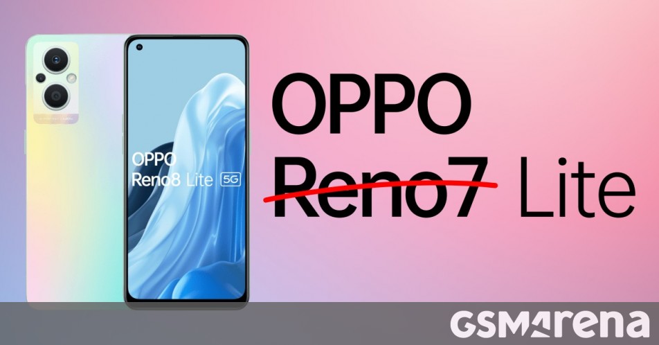 Oppo Reno8 Lite leaks : un Reno7 Lite rebaptisé pour l'Europe