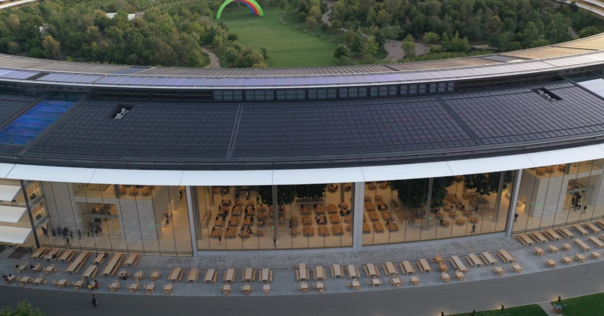 Apple Park drone photography captures return to office work at headquarters [Gallery]