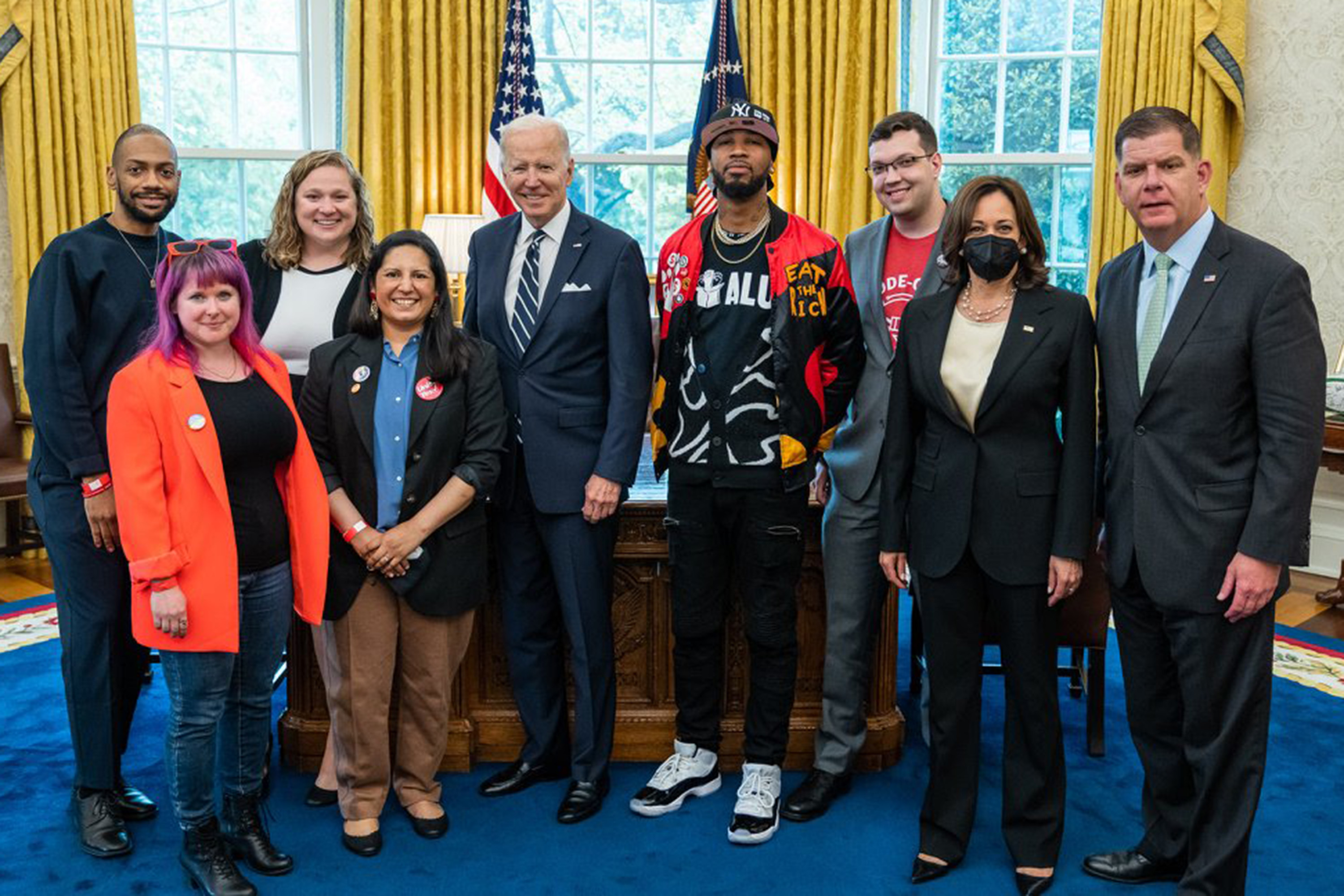 Les organisateurs syndicaux de l'industrie des jeux ont rencontré le président Biden