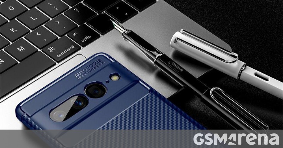 Google Pixel 7 Pro leaked case renders confirm the camera visor is here to stay