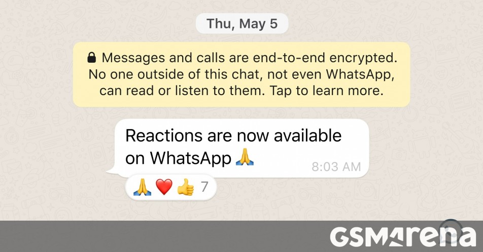 WhatsApp commence à déployer des réactions de message à ses utilisateurs