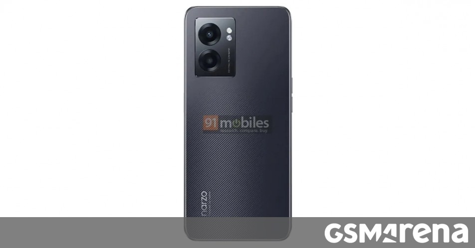 Realme Narzo 50 5G rend la fuite avant son lancement en Inde