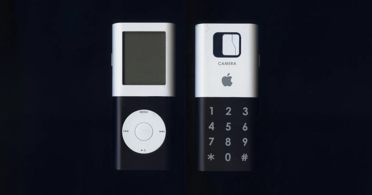 Cet étrange prototype d'iPhone a une molette cliquable pour iPod qui se transforme en pavé numérique