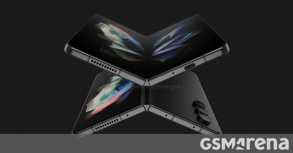 Les rendus du Samsung Galaxy Z Fold4 montrent le design du pliable