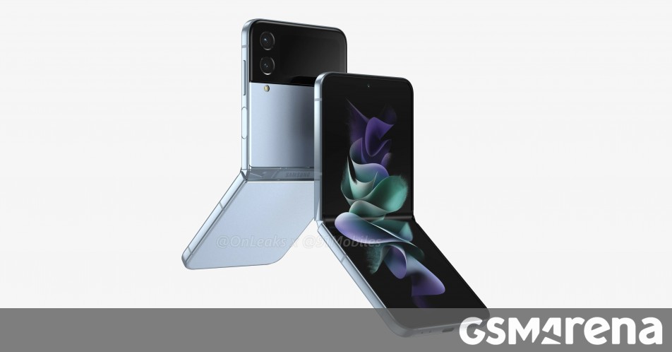 Le design du Samsung Galaxy Z Flip4 révélé dans les rendus divulgués