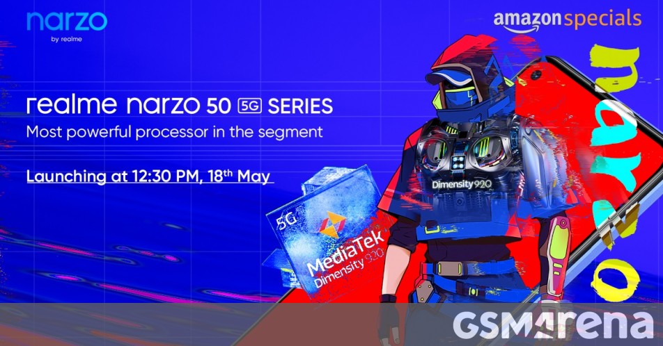 Realme Narzo 50 5G, Narzo 50 Pro 5G are coming on May 18