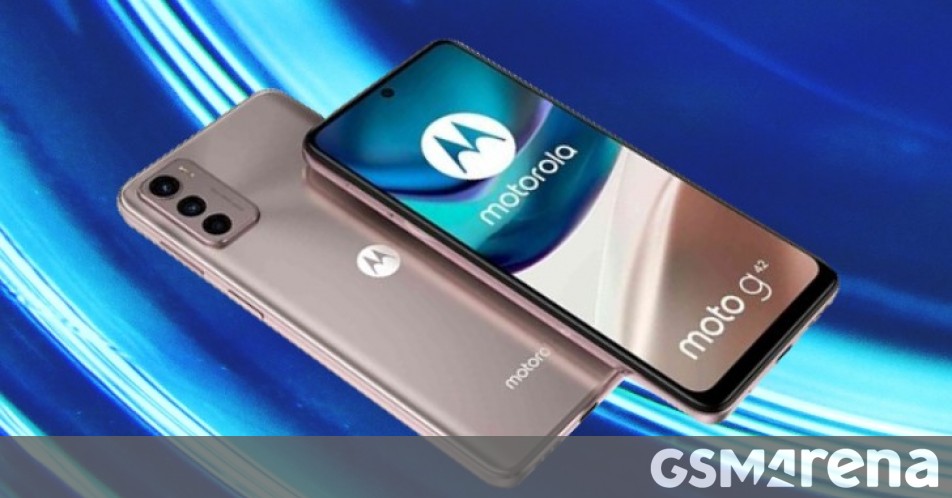 Motorola Moto G42 renders and certifications surface