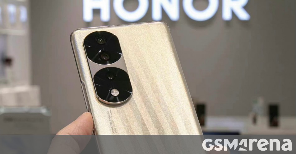 Honor 70 et 70 Pro apparaissent dans les rendus officiels, les prises de vue en direct