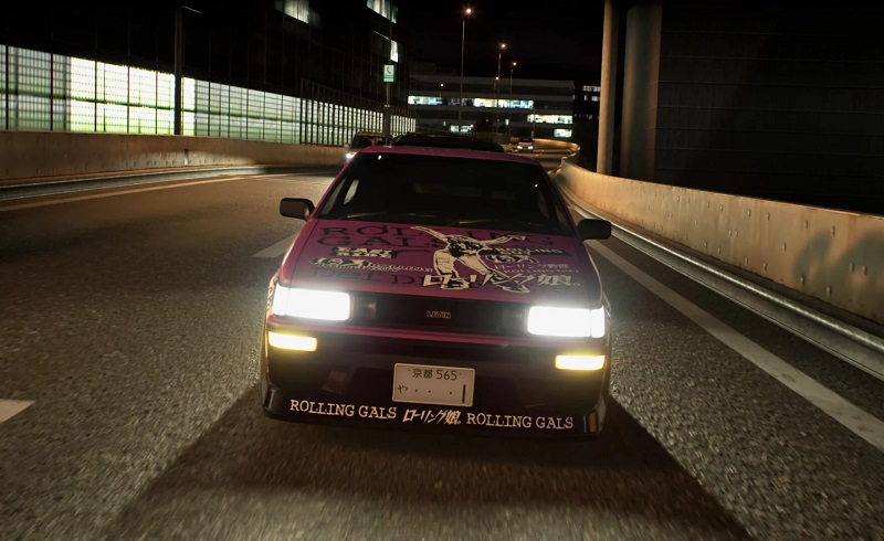 Voiture de course dans Tokyo Xtreme Racer.