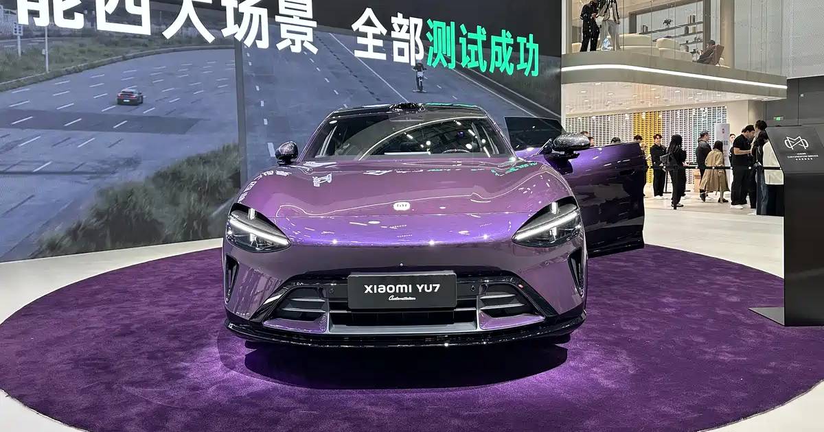 Передовий технологічний процес фарбування YU7 Max