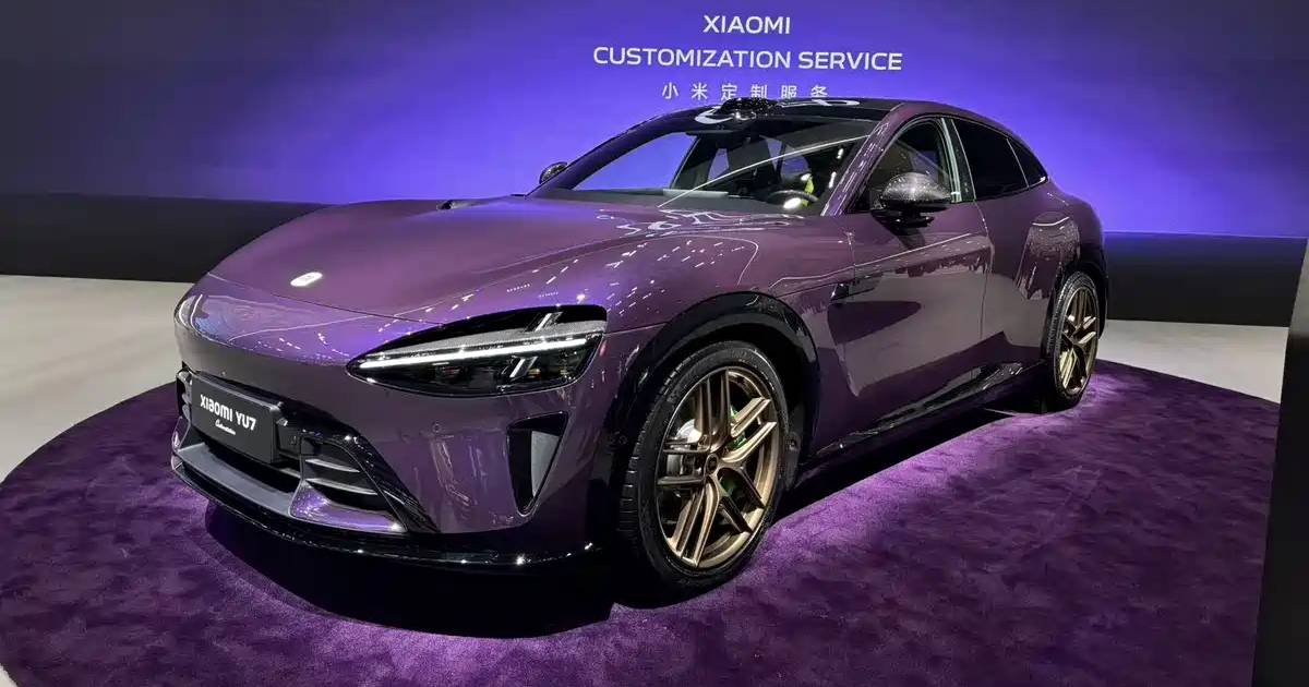 Деталі кузова YU7 Max в преміальному фарбуванні