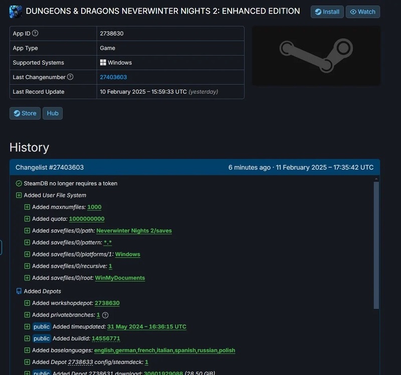 Screenshot of Neverwinter Nights 2: Enhanced Edition page