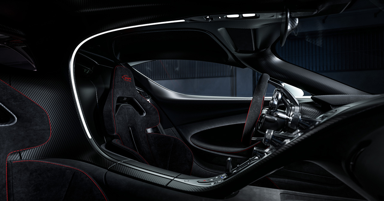 Bugatti Tourbillon front splitter parts