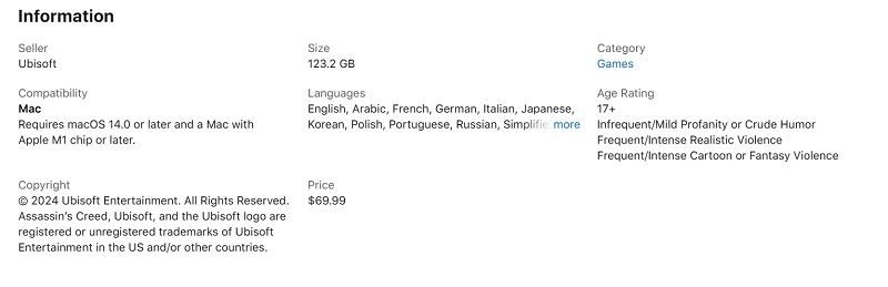 Capture d'écran de l'App Store